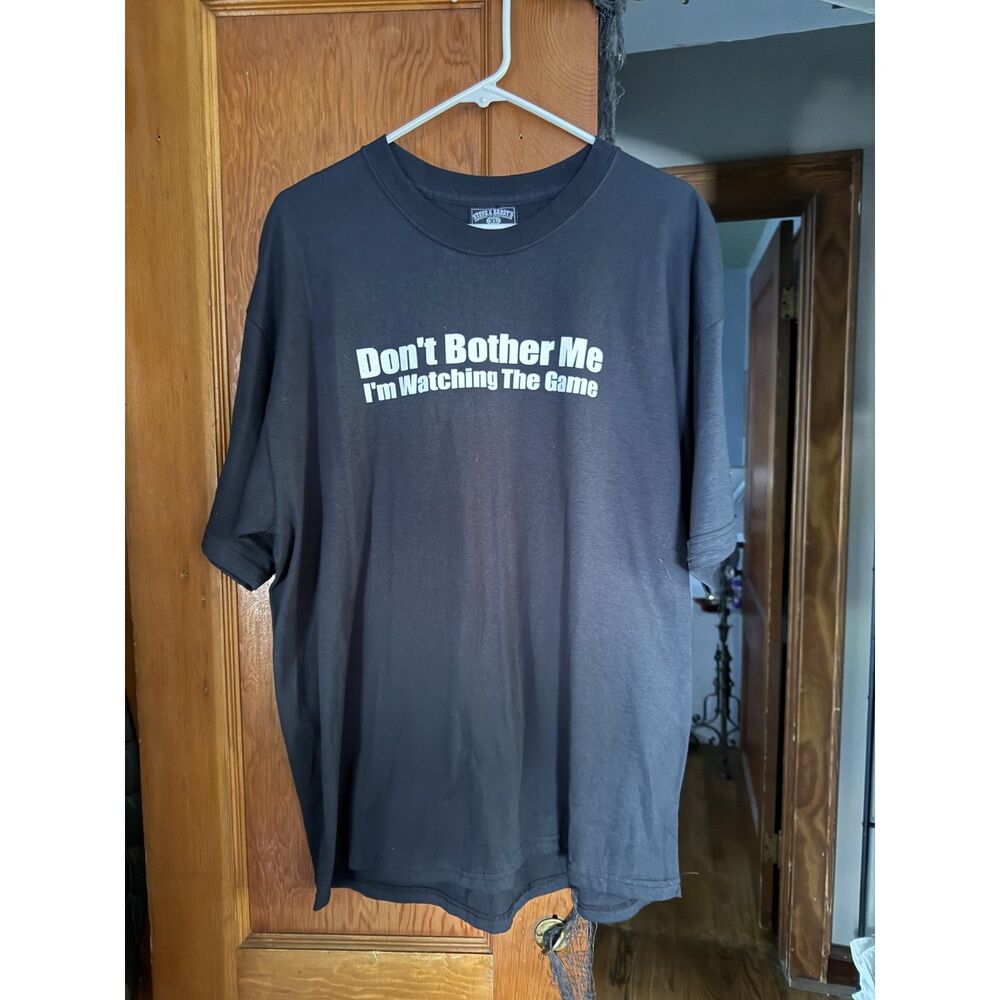 Vintage Y2K Sports Watching the Game Tee Funny size XL
